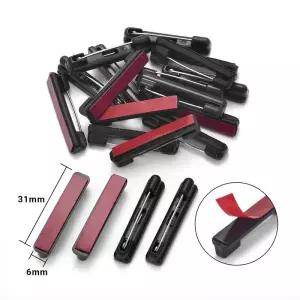 시침핀 브로치 ID 배지 교체 접착제 20개 13-37mm 안전 핀 바