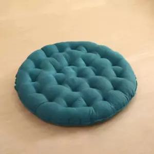 대형 바닥 쿠션 둥근 이불 베개 일본식 터프트 명상 요가 소파 발코니용 창문 패드 사이즈 55x55cm