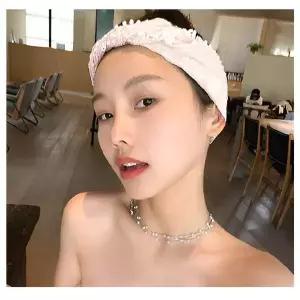 [골드스마일]WL (별별창고)G 레이스 스카프 쁘띠 반다나 가방 손잡이