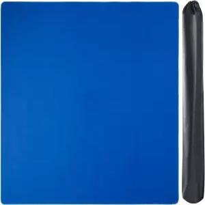 마작 포커 카드 게임 도미노 보드 미끄럼 방지 매트가 포함된 대형 매트 파란색 31.5인치 및 소음 감소