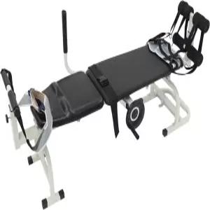 조절 가능한 길이 스트레칭 벤치 다기능 목 장치 경추 요추 견인 침대 가정용 허리 본체 재활 센터