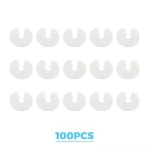 무시동히터 100개묶음 195mm 가스 온수기 황동 밸브 코어 화이트 캡 커버 교체 부품 소재