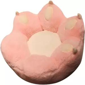 밀리스텐 고양이 발 의자 쿠션 등 지지대가 있는 작고 부드러운 앉는 패드 사무실과 가정용 핑크 카툰