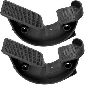 유수 송아지 스트레칭기 2개의 PCS 경사 보드 미끄럼 방지 ABS 소재 검은색 가정 사무실 여행 및 실내/외