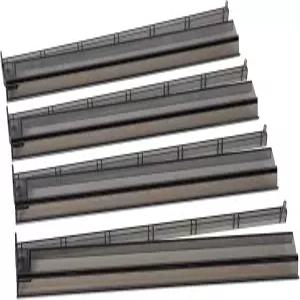 마작 올인원 타일 랙 푸셔 클리어 아크릴 및 콤보 모던 아메리칸 4종 세트 블랙