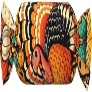 튀르키예-호박-오렌지-추수감사절 캔디 튜브 쿠션 충전재가 삽입된 오겐스턴 모양 베개