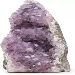 우루과이산 0.5~1파운드 자수정 지오데 - 2.5~4인치 높이 천연 대형 성단 암석 결정 및 치유 돌