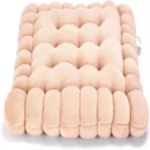 노아 스토어 비스킷 쿠션 - 모양의 바닥 앉는 요가 베개 폼 라운지 터프트 편안한 의자 패드 갈색