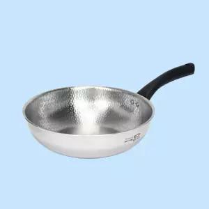 인덕션 후라이팬 올스텐 스텐 프라이팬 26cm 가정용 튼튼 블랙 손잡이 무늬 표면 내구성 강함