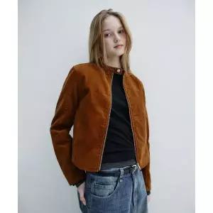 브랜드정품 키뮤어 KIIMUIR (우먼) 코듀로이 바이커 자켓_카멜 140704