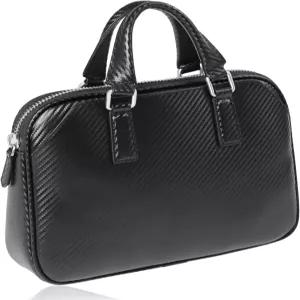 PHLOX 비즈니스 가방 남성용 순정 가죽 경량 소형 B5 브랜드 슬림 서류 얇고 작은 여성용 블랙