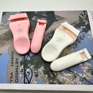 2 PC 고양이 발톱 속눈썹 경기자 세트 플러스 광각 오래 지속되는 여성 메이크업 액세서리 도구 모든 속눈