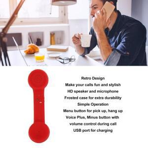 전화기 핸드셋 레트로 방사선 차단 충전식 무선 휴대폰 수신기