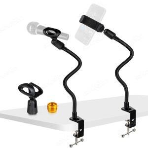 플렉시블 데스크탑 마이크 암 스탠드 블루 스노우볼 아이스 SM58 PGA48 Samson A6V K669 용 전화 거치대 포