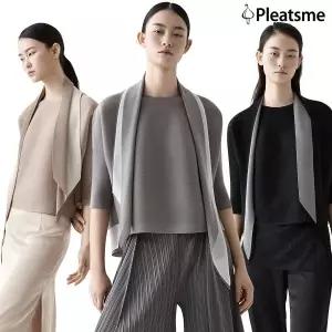 [플리츠미](26SS 최신상 신세계 단독!) 에센셜 플리츠 스카프 블라우스 세트