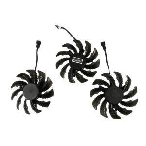 기가바이트 GTX 970 윈드포스 G1 용 비디오 카드 선풍기 VGA GPU 쿨러 3 핀 75mm PLD08010S12H T128010SM