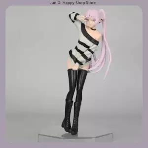 프리렌 185cm 애니메이션 수집용 피규어 - 여 끝 너머 캐주얼 스트라이프 의상 승리 포즈 PVC 스태츄 데스