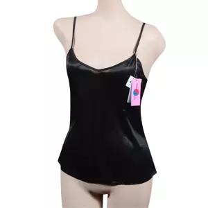 은은한 기본스타일 광택있는 끈케미솔 나시티 면런닝 이너웨어 상의