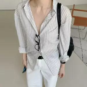 여성 시어서커 스트라이프 셔츠 남방 -CNB0117-