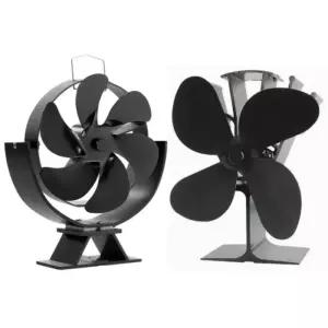 무동력팬 미니 스토브 팬 열 구동 벽난로 46 장작 난로 저소음 가정용 분배