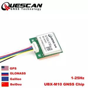 GPS수신기 Quescan G10A-F30m10 GPS GNSS 모듈 UBX-M10050-KB GPSGLONASSGalileoBeidou 정확도 15m CEP