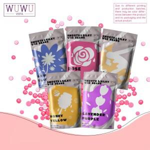 WUWUVISTA 왁스 콩 제모 하드 왁스 비즈, 왁스 히터 워머, 모든 모발 유형에 무통 핫 왁싱 콩, 50g