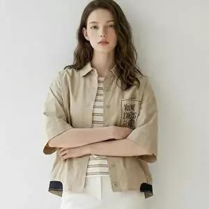 [셀러허브 1]포커스 HC24 점선 시보리 하프 자켓  FM6C3JK3146 (48196676)