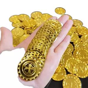 게임 모형화폐 가짜지폐 금화 동전 종이 플라스틱 소품용