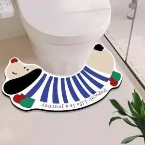 변기 욕실발판 욕실매트 규조토 발받침대 화장실발판