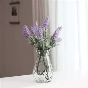 수경재배 유리 화병 빈티지 플리츠 화병 인테리어 꽃병 홈데코