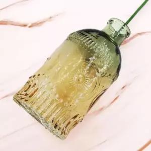 1개 13cm 빈티지 문양 유리화병 레트로 유리 꽃병 유리병 인테리어