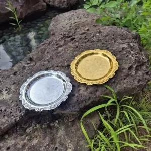 디저트 쥬얼리 캔들홀더 고급 접시 유럽풍 트레이 레