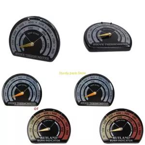 무동력팬 97QC 프로브 가정용 바베큐 목재 벽난로 팬 스토브 온도계