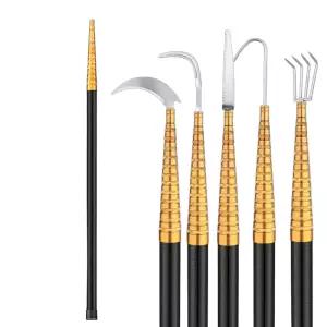 수초 제거 장대 경량 고강도 해루질 장비 제거낫 뜰채