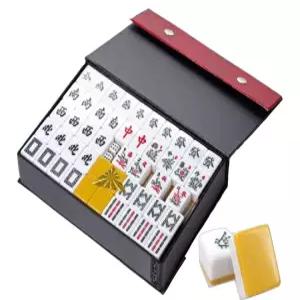 휴대용 동모표 일본 마작 세트 미니 직장 패 보드게임