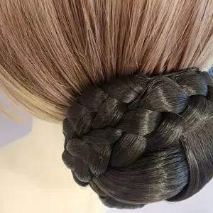 셀프 쪽머리 가발 웨딩 한복 업 고전