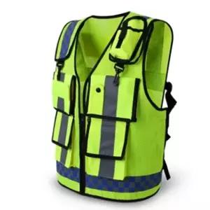 다용도 작업용 메쉬 반사 건설 조끼 안전 야광