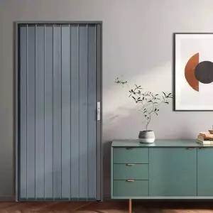 자바라 간이문 발코니 가벽 슬라이딩 도어 간이 파티션