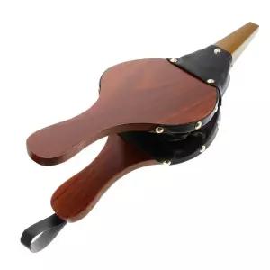 무동력팬 미니 빈티지 나무 수동 수제 송풍기 팬 벽난로 바베큐 불 벨로우즈 야외 요리 피크닉 캠핑