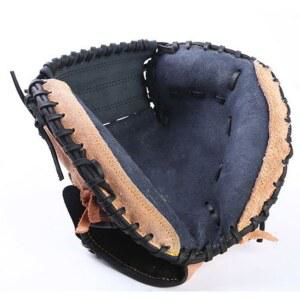 JQQJ 프로 트레이닝 야구 로브 포수 미트 야구용 전소가죽으로 만든 성인 포수 내야 투수용 소프트볼 겸용 장갑 [병행수입품]