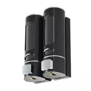 물비누 디스펜서 벽걸이 2구 세정제 비누통 샴푸통 세제디스펜서