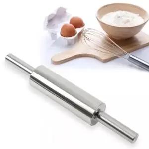 [RIZPICK]스텐 반죽밀대 손잡이형 19cm 손잡이반죽밀대 만두피밀대