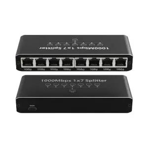 네트워크 8포트 기가비트 스위칭 허브 동시연결 C타입 전원공급 대용량