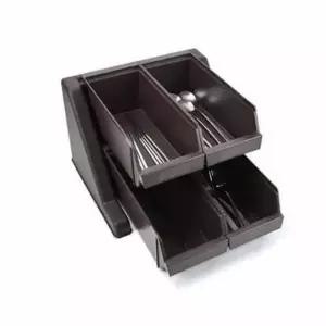 [RIZPICK]업소용 수저 정리함 4구 꽂이 보관함 분리통