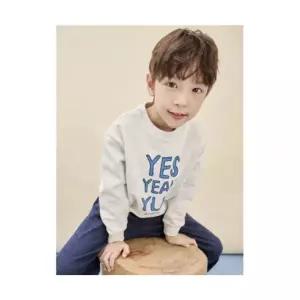 빈폴 키즈 BI5941U082 그래픽 스웨트 셔츠 라이트 그레이 988931