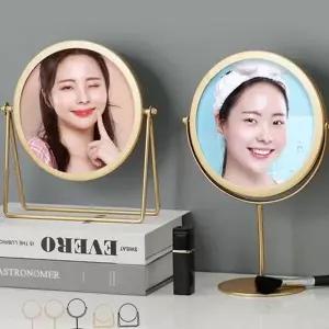 스탠드 회전 데스크 화장 메이크업 360도 거울 탁상 단면탁상거울