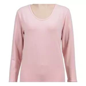 포근한 기모 여성 내복 티셔츠