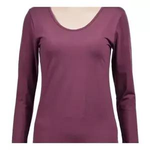 포근한 고탄성 기모 여성 내복 티셔츠