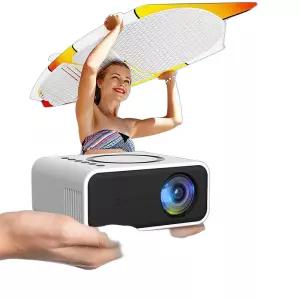 휴대용 빔프로젝터 미니 무선 가정용 캠핑용 목걸이 쿨링