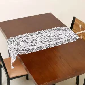 고퀄리티   식탁매트 테이블러너 테이블 레이스 식탁커버 130cm 러너